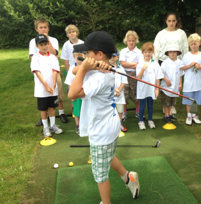 junior golfer